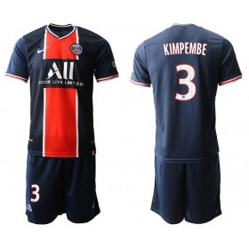 Camisetas Paris Saint Germain Presnel Kimpembe 3 Niños Primera Equipacion 2020/2021